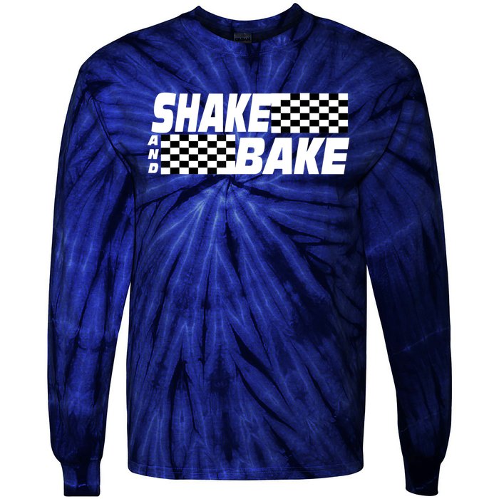 Shake And Bake Funny Family Matching Lover Dad Daughter Son Tie-Dye Long Sleeve Shirt