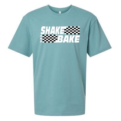 Shake And Bake Funny Family Matching Lover Dad Daughter Son Sueded Cloud Jersey T-Shirt