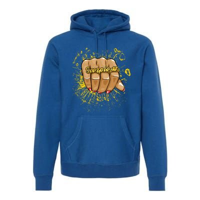 Scorpio Af Birthday Astrology Ring Zodiac Scorpio Cool Gift Premium Hoodie