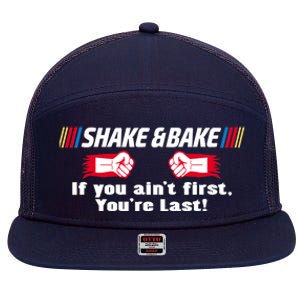 Shake And Bake Funny Family Matching Lover Dad Daughter Son 7 Panel Mesh Trucker Snapback Hat