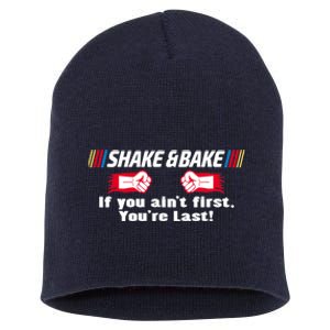 Shake And Bake Funny Family Matching Lover Dad Daughter Son Short Acrylic Beanie