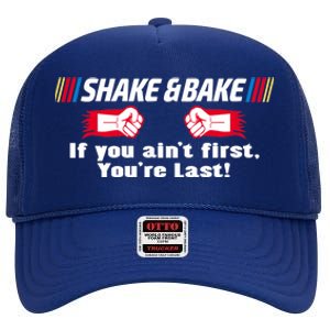 Shake And Bake Funny Family Matching Lover Dad Daughter Son High Crown Mesh Back Trucker Hat