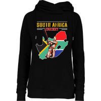 South African Batsman Southafrica Cricket Womens Funnel Neck Pullover Hood