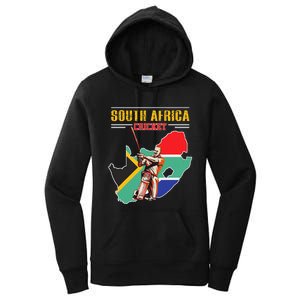 South African Batsman Southafrica Cricket Women's Pullover Hoodie