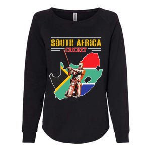 South African Batsman Southafrica Cricket Womens California Wash Sweatshirt