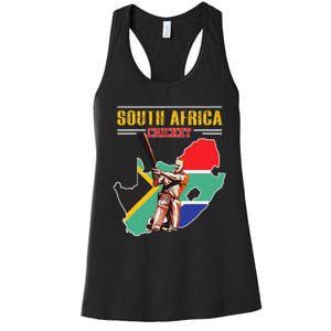 South African Batsman Southafrica Cricket Women's Racerback Tank