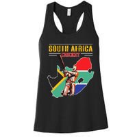 South African Batsman Southafrica Cricket Women's Racerback Tank