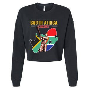 South African Batsman Southafrica Cricket Cropped Pullover Crew