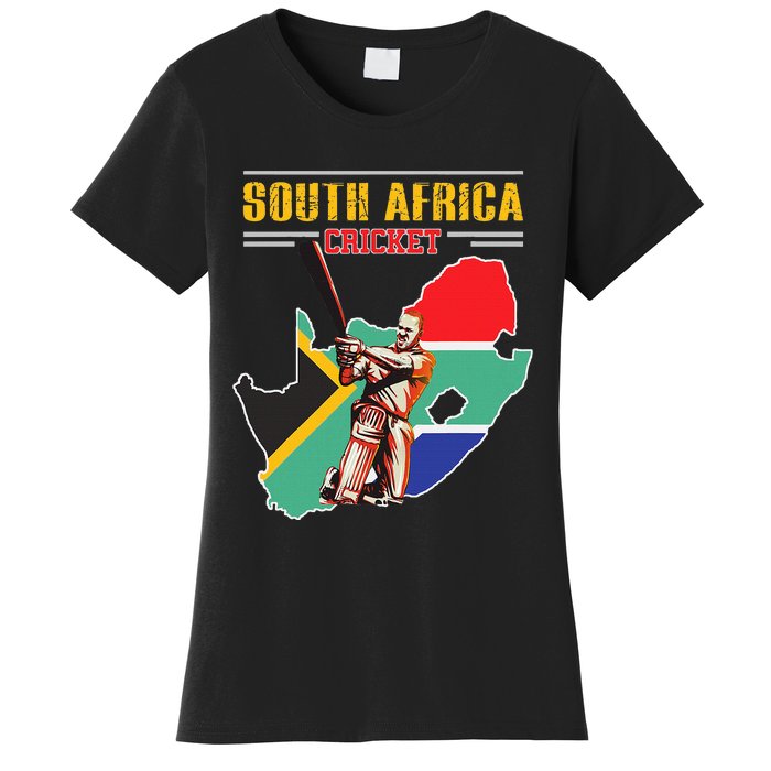 South African Batsman Southafrica Cricket Women's T-Shirt