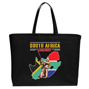 South African Batsman Southafrica Cricket Cotton Canvas Jumbo Tote