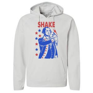 Shake And Bake Benjamin Franklin Performance Fleece Hoodie