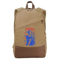 Shake And Bake Benjamin Franklin Cotton Canvas Backpack
