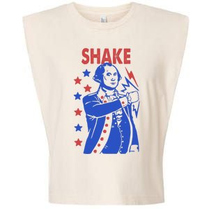 Shake And Bake Benjamin Franklin Garment-Dyed Women's Muscle Tee