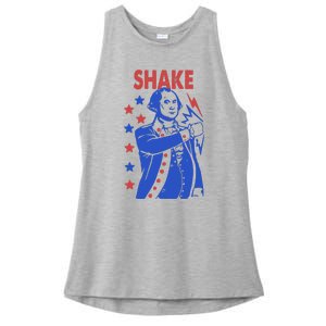 Shake And Bake Benjamin Franklin Ladies PosiCharge Tri-Blend Wicking Tank