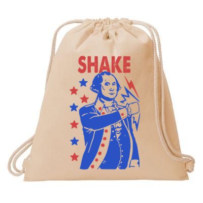 Shake And Bake Benjamin Franklin Drawstring Bag