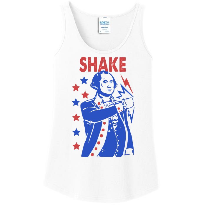 Shake And Bake Benjamin Franklin Ladies Essential Tank