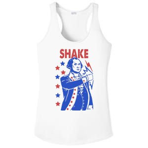 Shake And Bake Benjamin Franklin Ladies PosiCharge Competitor Racerback Tank