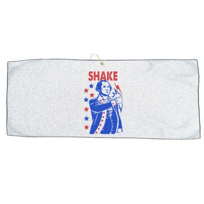 Shake And Bake Benjamin Franklin Large Microfiber Waffle Golf Towel