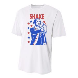 Shake And Bake Benjamin Franklin Performance Sprint T-Shirt