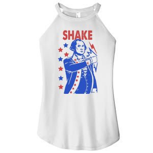 Shake And Bake Benjamin Franklin Women's Perfect Tri Rocker Tank