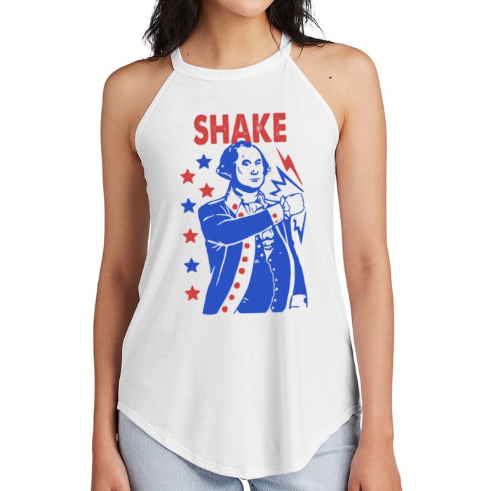 Shake And Bake Benjamin Franklin Women's Perfect Tri Rocker Tank