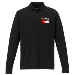 Shake And Bake Shake Performance Long Sleeve Polo