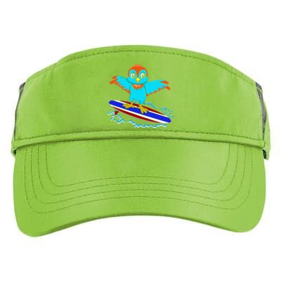 Surfing Animal Bird Lover Ornithology Bird Whisperer Gift Adult Drive Performance Visor