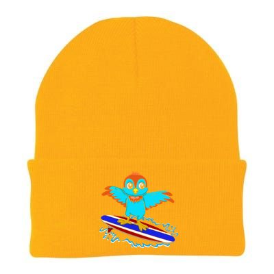 Surfing Animal Bird Lover Ornithology Bird Whisperer Gift Knit Cap Winter Beanie