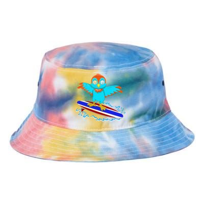 Surfing Animal Bird Lover Ornithology Bird Whisperer Gift Tie Dye Newport Bucket Hat