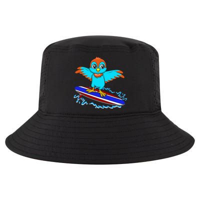 Surfing Animal Bird Lover Ornithology Bird Whisperer Gift Cool Comfort Performance Bucket Hat