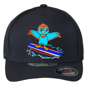 Surfing Animal Bird Lover Ornithology Bird Whisperer Gift Flexfit Unipanel Trucker Cap