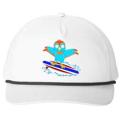 Surfing Animal Bird Lover Ornithology Bird Whisperer Gift Snapback Five-Panel Rope Hat