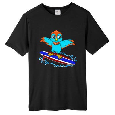 Surfing Animal Bird Lover Ornithology Bird Whisperer Gift Tall Fusion ChromaSoft Performance T-Shirt