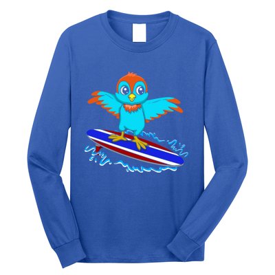 Surfing Animal Bird Lover Ornithology Bird Whisperer Gift Long Sleeve Shirt