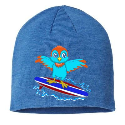 Surfing Animal Bird Lover Ornithology Bird Whisperer Gift Sustainable Beanie