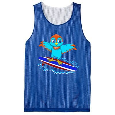 Surfing Animal Bird Lover Ornithology Bird Whisperer Gift Mesh Reversible Basketball Jersey Tank