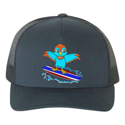 Surfing Animal Bird Lover Ornithology Bird Whisperer Gift Yupoong Adult 5-Panel Trucker Hat