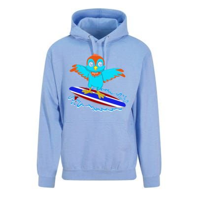 Surfing Animal Bird Lover Ornithology Bird Whisperer Gift Unisex Surf Hoodie