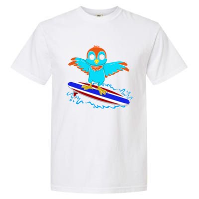 Surfing Animal Bird Lover Ornithology Bird Whisperer Gift Garment-Dyed Heavyweight T-Shirt