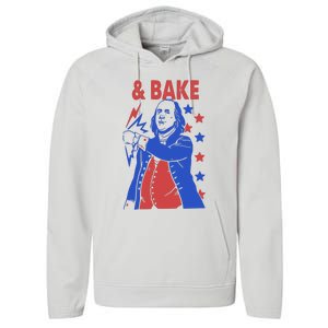 Shake And Bake Benjamin Franklin Performance Fleece Hoodie