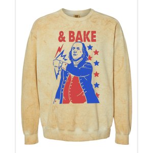 Shake And Bake Benjamin Franklin Colorblast Crewneck Sweatshirt