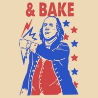 Shake And Bake Benjamin Franklin Drawstring Bag