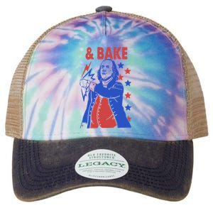 Shake And Bake Benjamin Franklin Legacy Tie Dye Trucker Hat