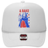 Shake And Bake Benjamin Franklin High Crown Mesh Back Trucker Hat