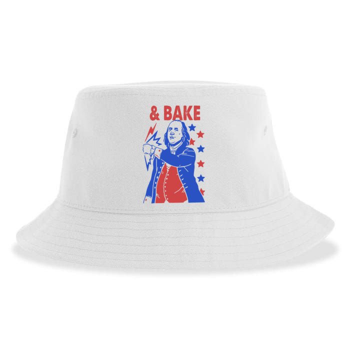 Shake And Bake Benjamin Franklin Sustainable Bucket Hat