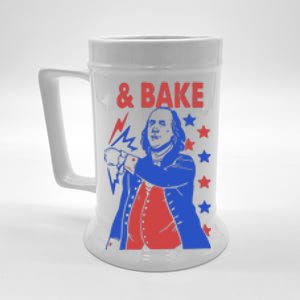 Shake And Bake Benjamin Franklin Beer Stein