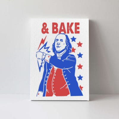 Shake And Bake Benjamin Franklin Canvas