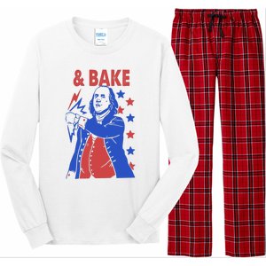 Shake And Bake Benjamin Franklin Long Sleeve Pajama Set