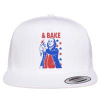 Shake And Bake Benjamin Franklin Flat Bill Trucker Hat