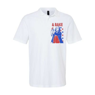 Shake And Bake Benjamin Franklin Softstyle Adult Sport Polo